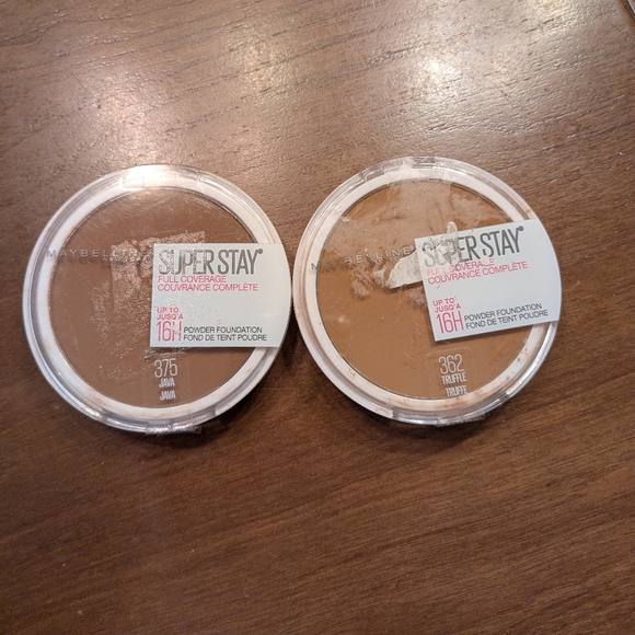 2 Maybelline Super Stay Full Coverage Powder Foundation - Picture 1 of 7